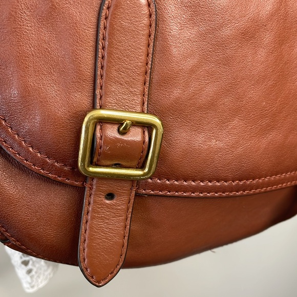 FRYE Cognac Messenger, Adjustable Strap - Picture 3 of 14